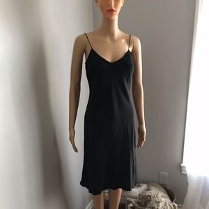 Adrianna Black Slip Dress